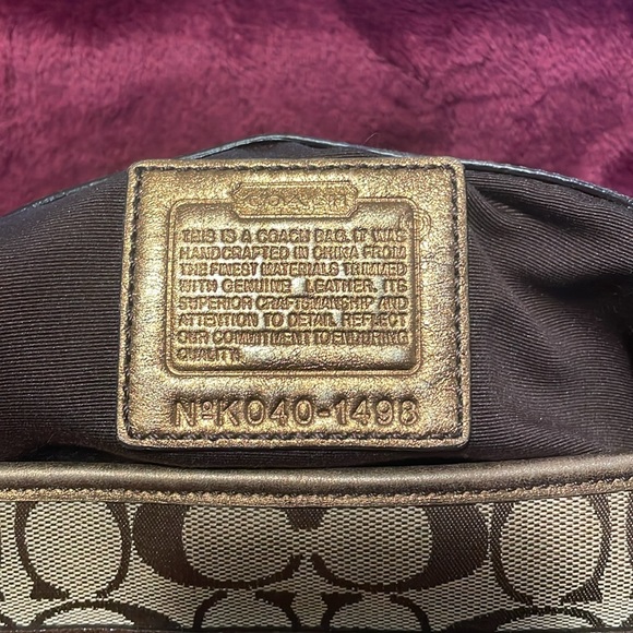 Limited edition Metallic Coach shoulder bag - Picture 5 of 6